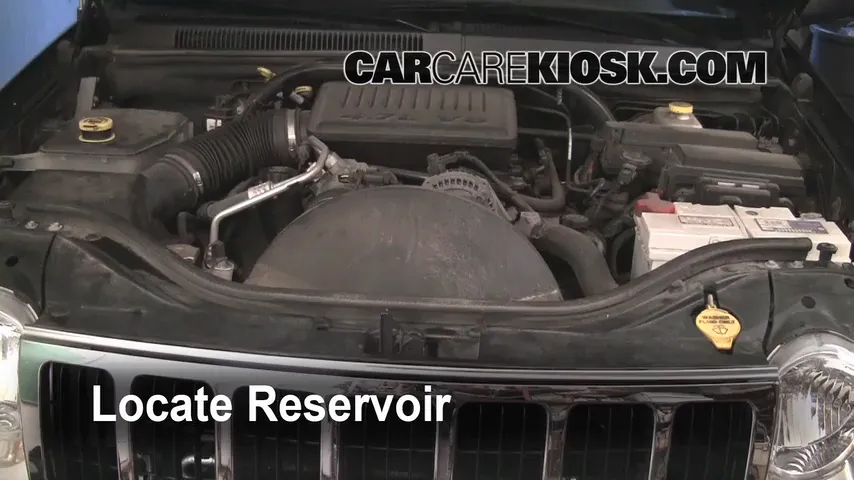 2005 Jeep Grand Cherokee Limited 4.7L V8 Windshield Washer Fluid Add Fluid